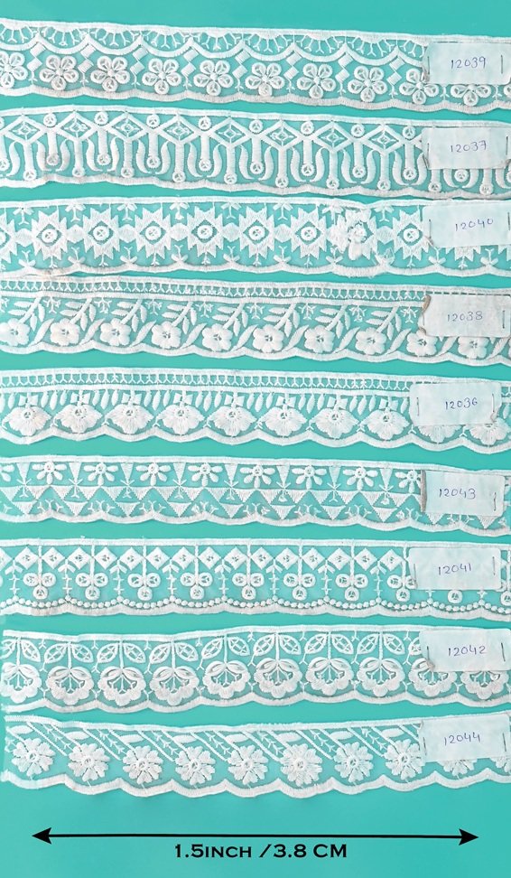 Flower 1200 Designer Organza Lace Trim for Garments