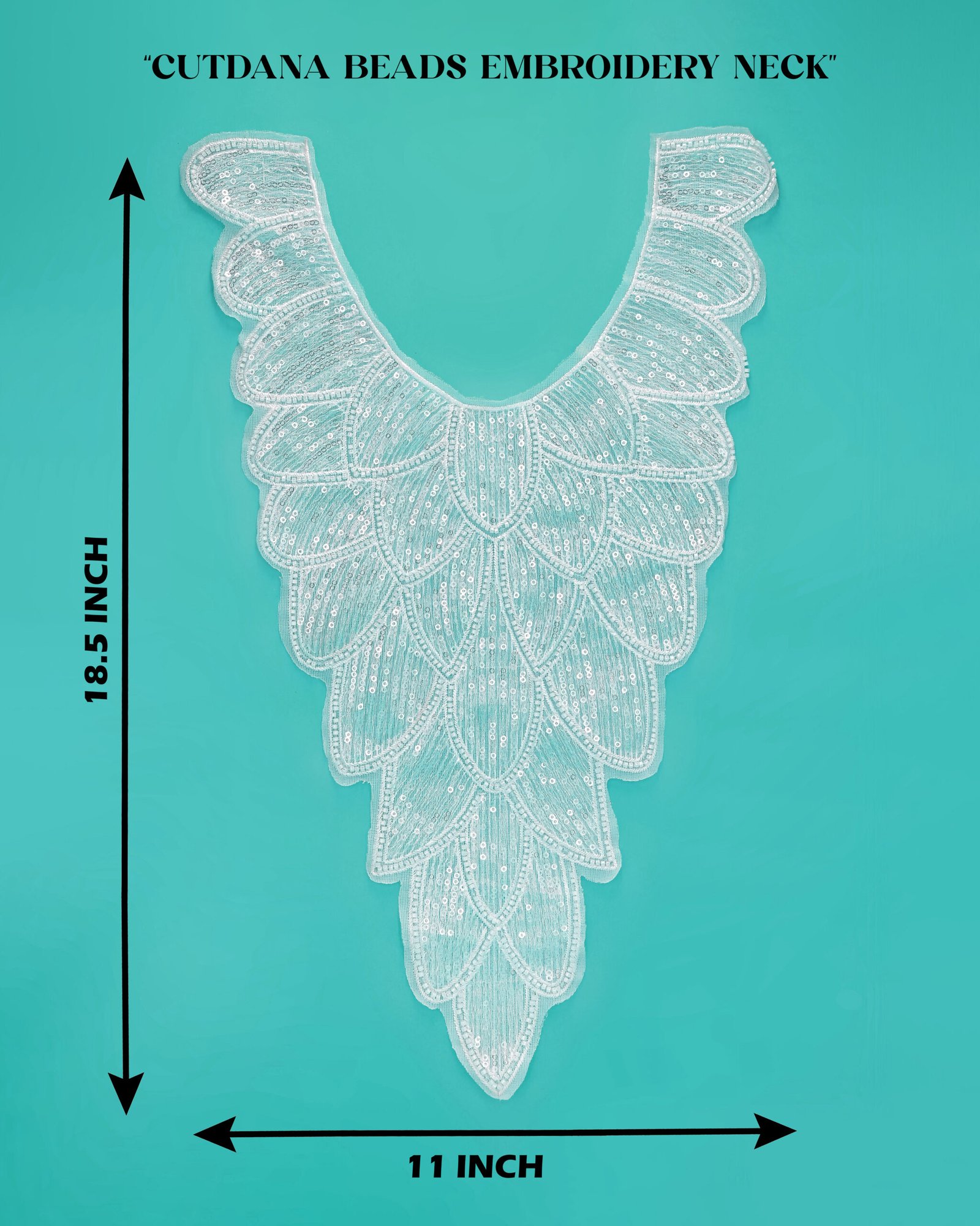 kaddana beads embroidery work neck